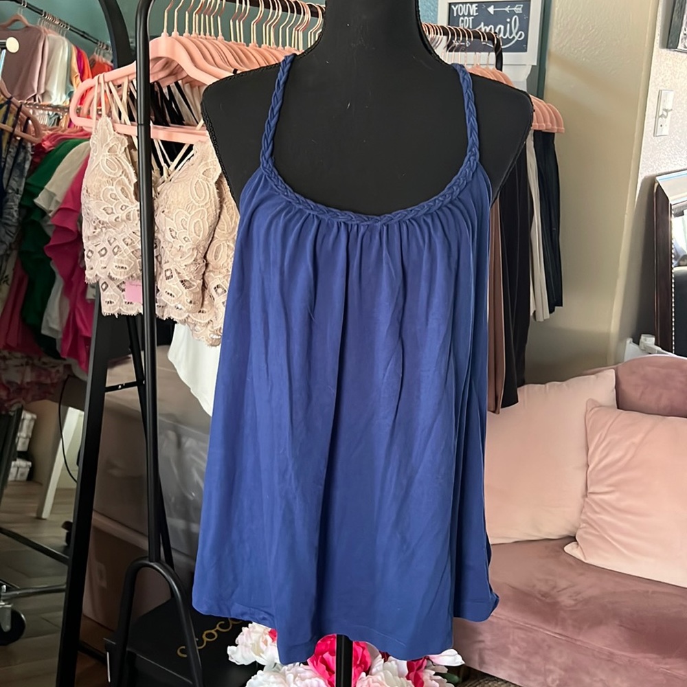 Forever 21 - Navy Blue Razorback Tanktop
